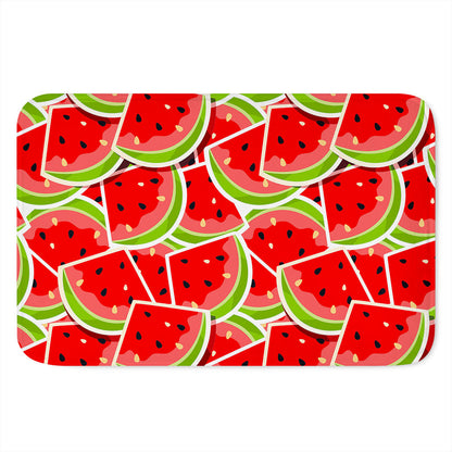 Cute Watermelon Slices Pattern Print Indoor Door Mat