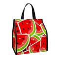 Cute Watermelon Slices Pattern Print Insulated Lunch Tote