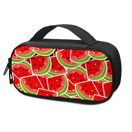Cute Watermelon Slices Pattern Print Insulin Cooler Travel Case