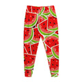 Cute Watermelon Slices Pattern Print Jogger Pants