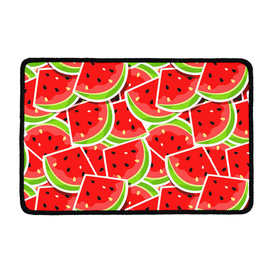 Cute Watermelon Slices Pattern Print Kitchen Mat