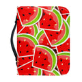 Cute Watermelon Slices Pattern Print Leather Bible Cover