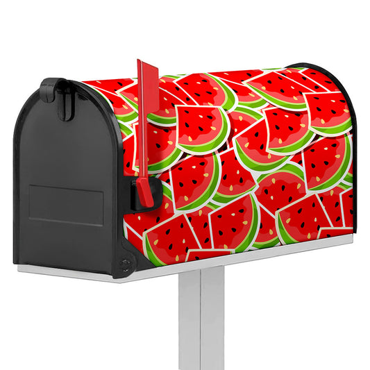 Cute Watermelon Slices Pattern Print Mailbox Cover