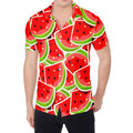Cute Watermelon Slices Pattern Print Men's Shirt