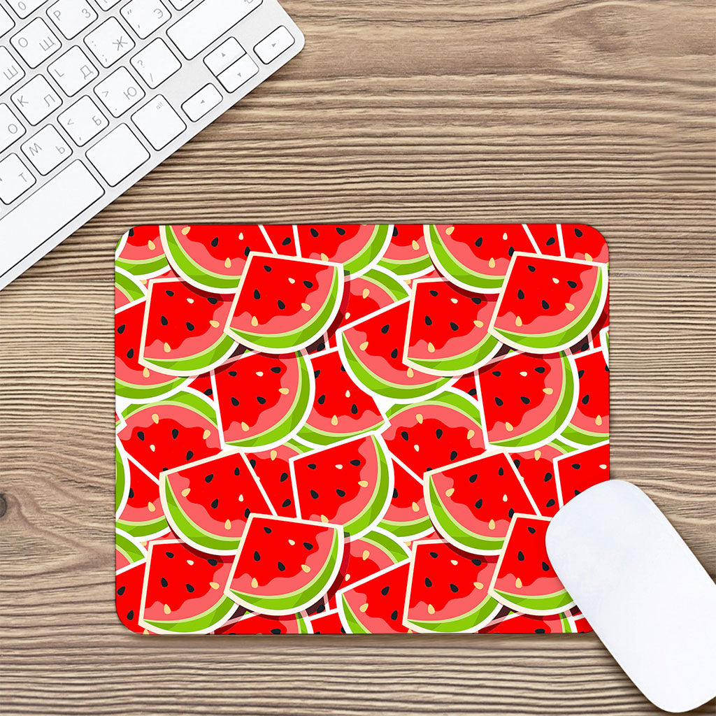 Cute Watermelon Slices Pattern Print Mouse Pad