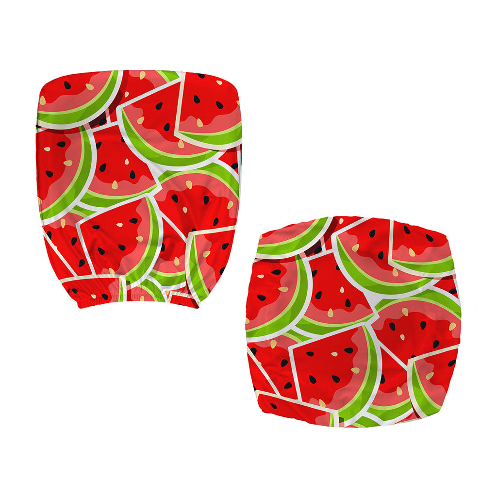 Cute Watermelon Slices Pattern Print Office Chair Cover
