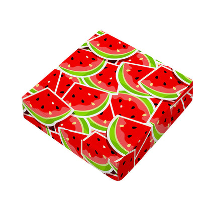 Cute Watermelon Slices Pattern Print Outdoor Seat Cushion Cover