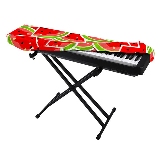 Cute Watermelon Slices Pattern Print Piano Keyboard Cover
