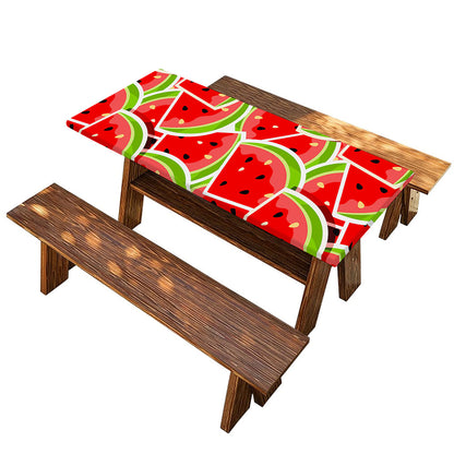 Cute Watermelon Slices Pattern Print Picnic Table Cover