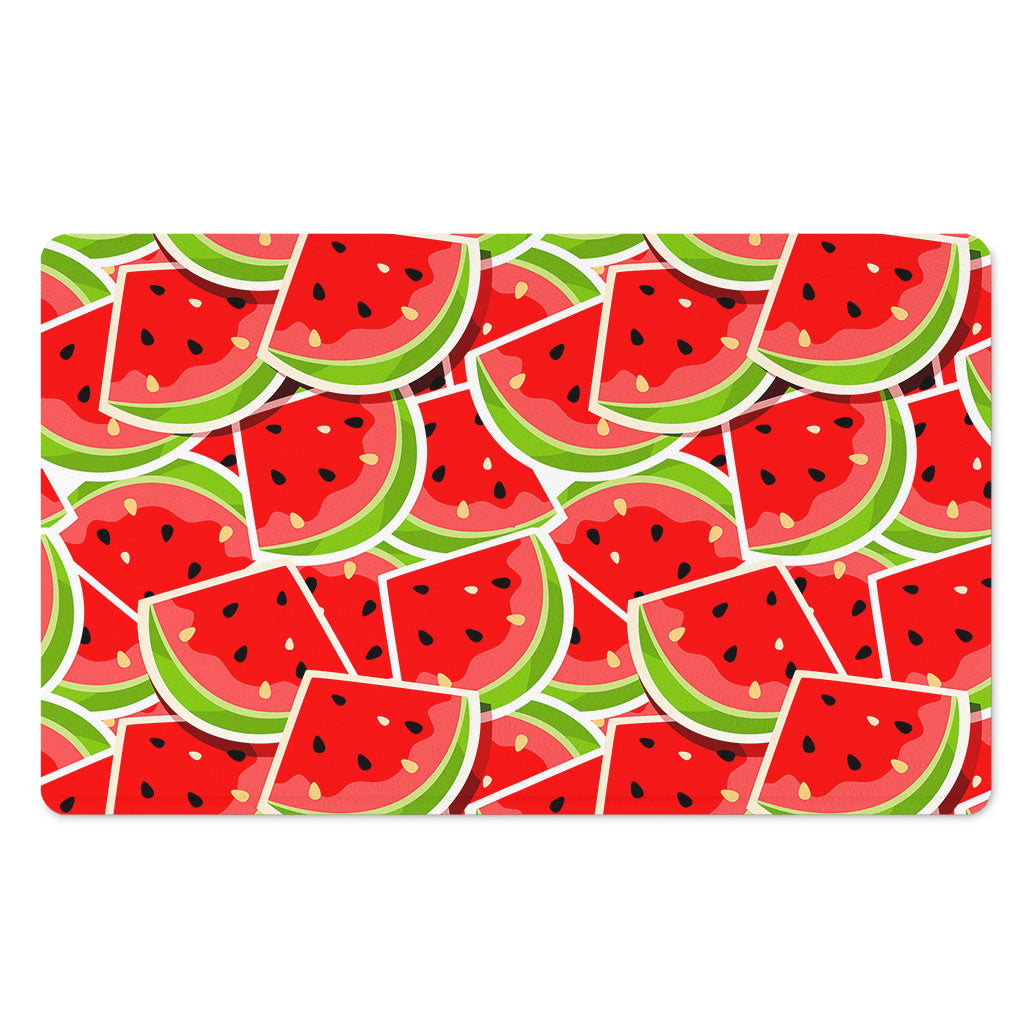 Cute Watermelon Slices Pattern Print Polyester Doormat