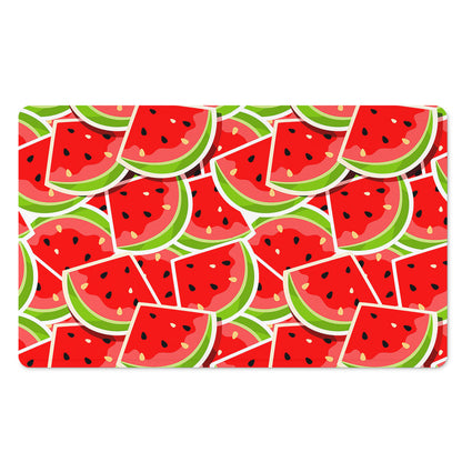 Cute Watermelon Slices Pattern Print Polyester Doormat