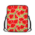 Cute Watermelon Slices Pattern Print Rectangular Crossbody Bag