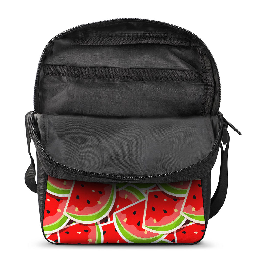 Cute Watermelon Slices Pattern Print Rectangular Crossbody Bag