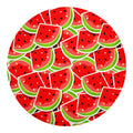 Cute Watermelon Slices Pattern Print Round Blanket