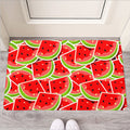 Cute Watermelon Slices Pattern Print Rubber Doormat