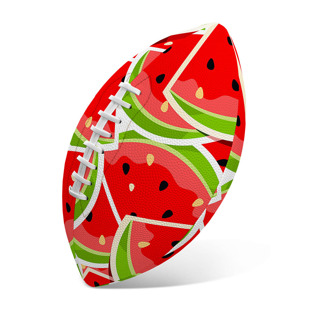 Cute Watermelon Slices Pattern Print Rugby Ball