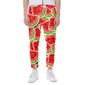Cute Watermelon Slices Pattern Print Joggers