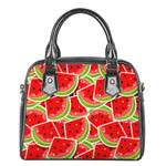 Cute Watermelon Slices Pattern Print Shoulder Handbag