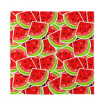 Cute Watermelon Slices Pattern Print Silk Bandana