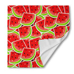 Cute Watermelon Slices Pattern Print Silk Bandana