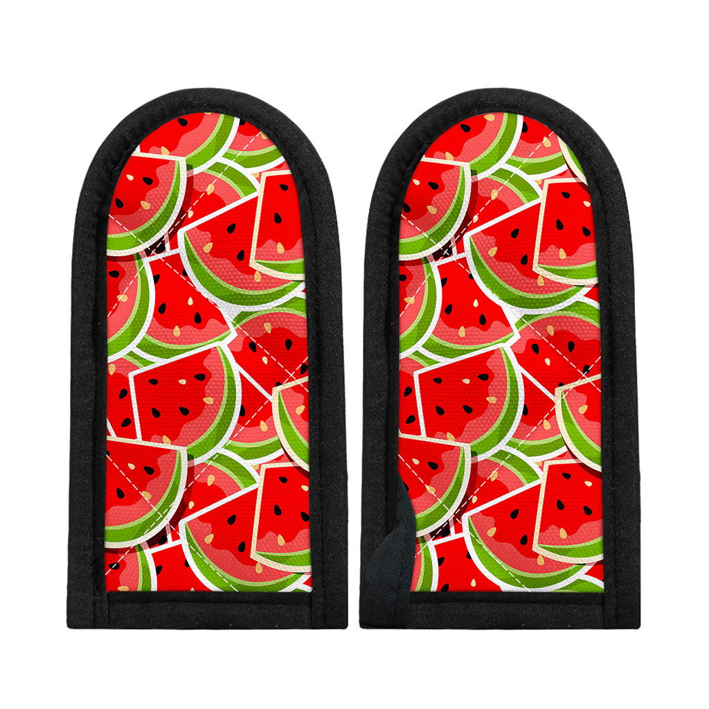 Cute Watermelon Slices Pattern Print Skillet Handle Cover