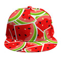 Cute Watermelon Slices Pattern Print Snapback Cap