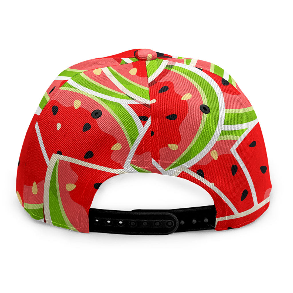 Cute Watermelon Slices Pattern Print Snapback Cap