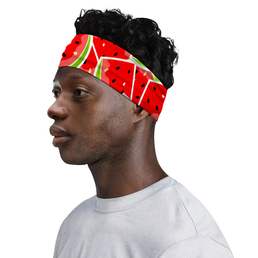 Cute Watermelon Slices Pattern Print Sports Headband