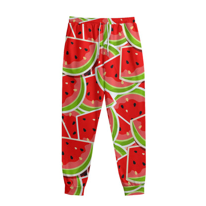 Cute Watermelon Slices Pattern Print Sweatpants