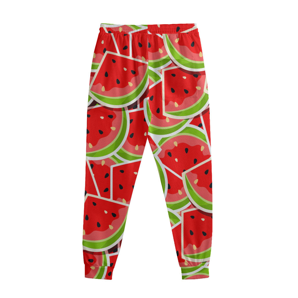 Cute Watermelon Slices Pattern Print Sweatpants