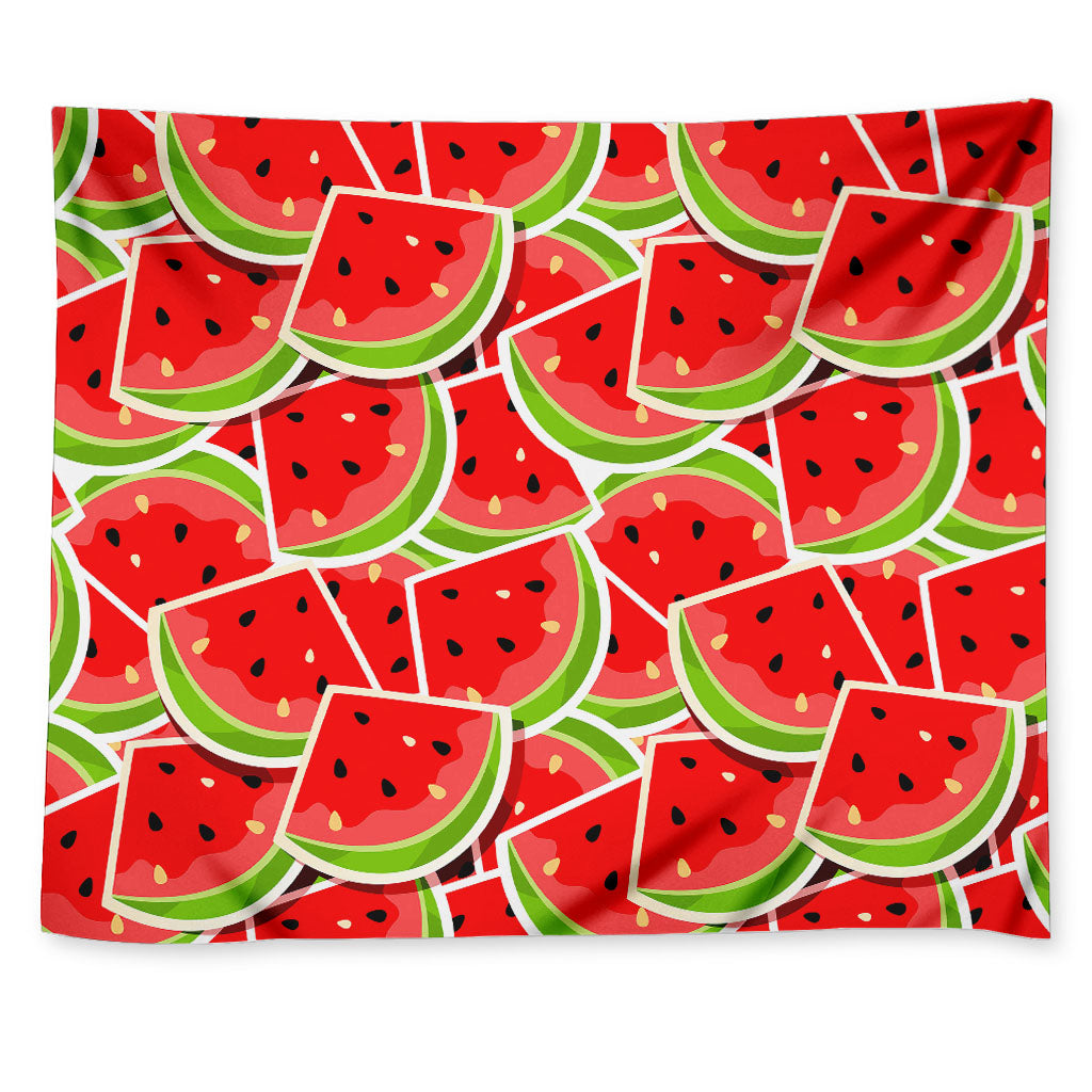 Cute Watermelon Slices Pattern Print Tapestry