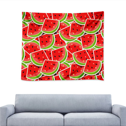 Cute Watermelon Slices Pattern Print Tapestry