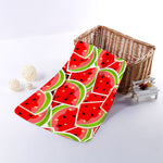 Cute Watermelon Slices Pattern Print Towel