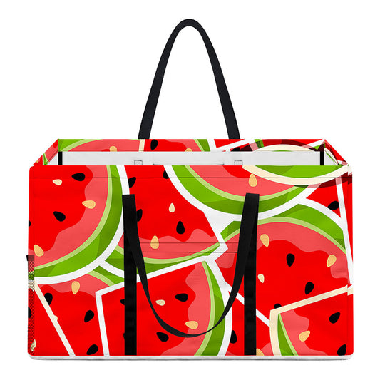 Cute Watermelon Slices Pattern Print Utility Tote Bag