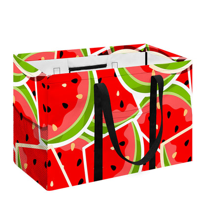 Cute Watermelon Slices Pattern Print Utility Tote Bag