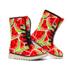 Cute Watermelon Slices Pattern Print Winter Boots