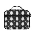 Cute White And Grey Owl Pattern Print Briefcase Bible Bag