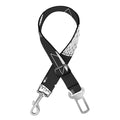 Cute White And Grey Owl Pattern Print Dog Seat Belt