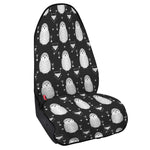Cute White And Grey Owl Pattern Print Waterproof Car Seat Cover