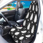 Cute White And Grey Owl Pattern Print Waterproof Car Seat Cover