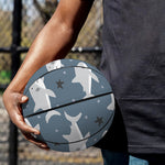 Cute White Shark Pattern Print Basketball