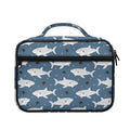 Cute White Shark Pattern Print Briefcase Bible Bag