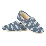 Cute White Shark Pattern Print Casual Shoes