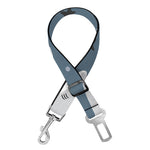 Cute White Shark Pattern Print Dog Seat Belt