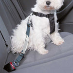 Cute White Shark Pattern Print Dog Seat Belt