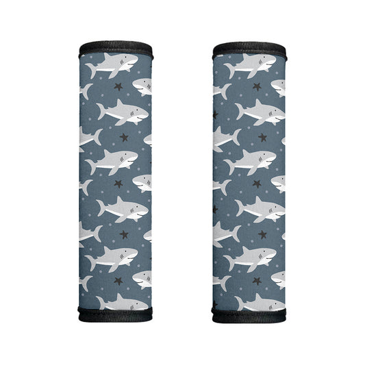 Cute White Shark Pattern Print Handle Covers