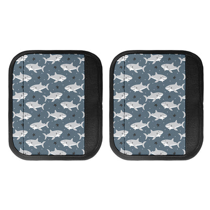 Cute White Shark Pattern Print Handle Covers
