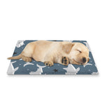 Cute White Shark Pattern Print Pet Cooling Mat Cover