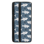 Cute White Shark Pattern Print Refrigerator Handle Covers