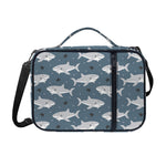 Cute White Shark Pattern Print Shoulder Strap Bible Bag
